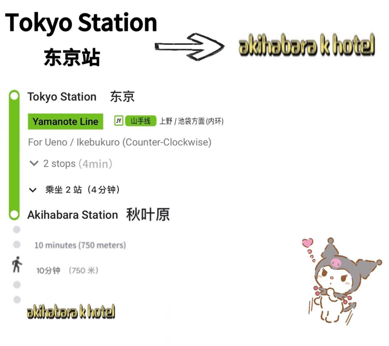Appartement Akihabara K à Tōkyō Extérieur photo